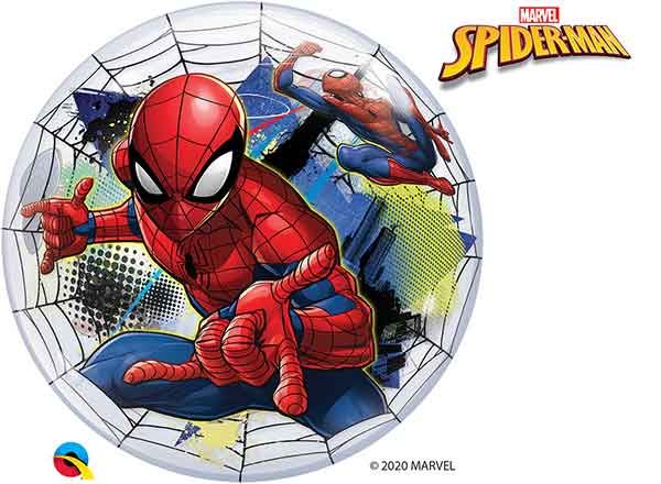 22 INCH SINGLE BUBBLE SPIDER MAN 1CTP