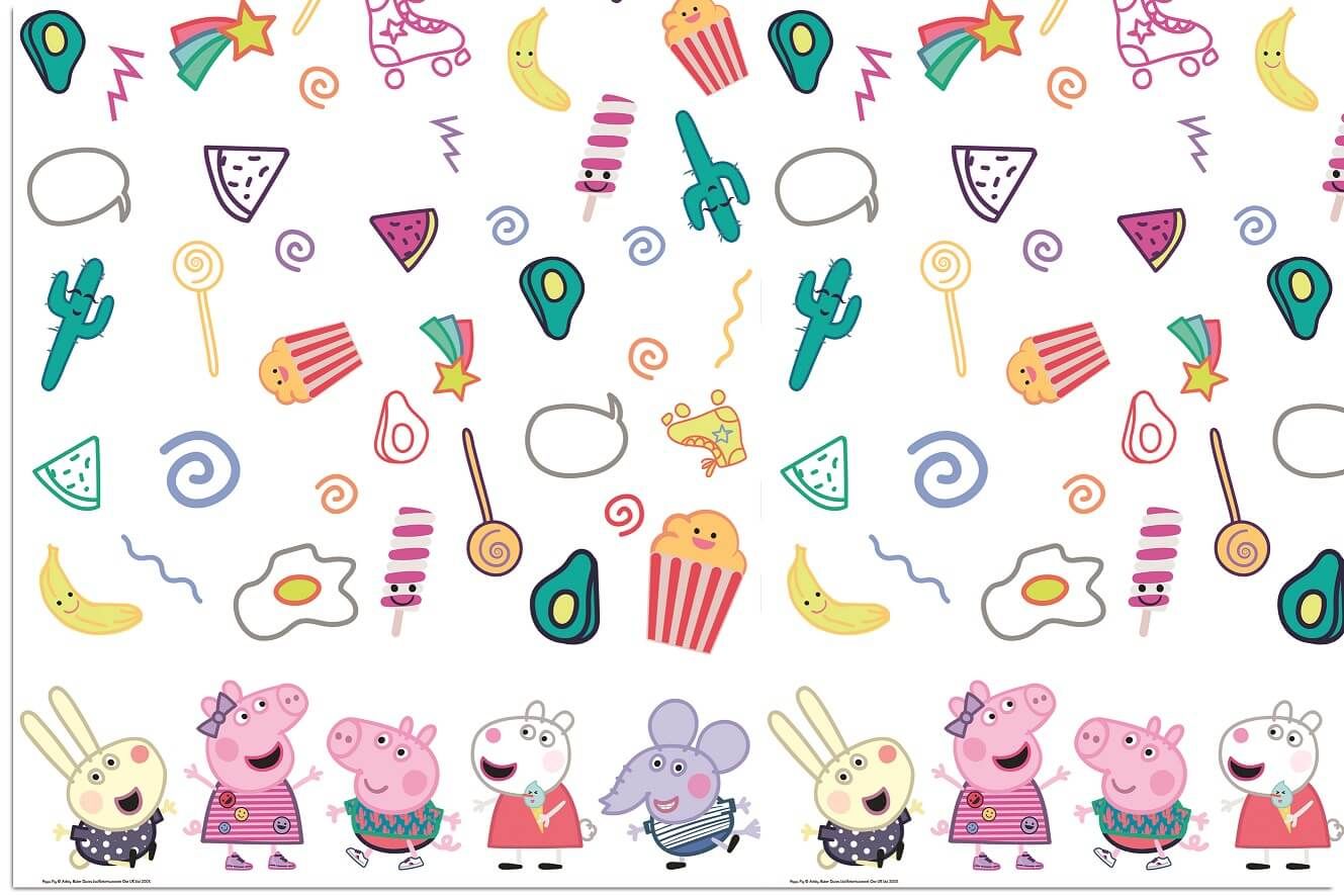 PEPPA PIG MESSY PLAY PTABLECOVER 120X180CM 1CT