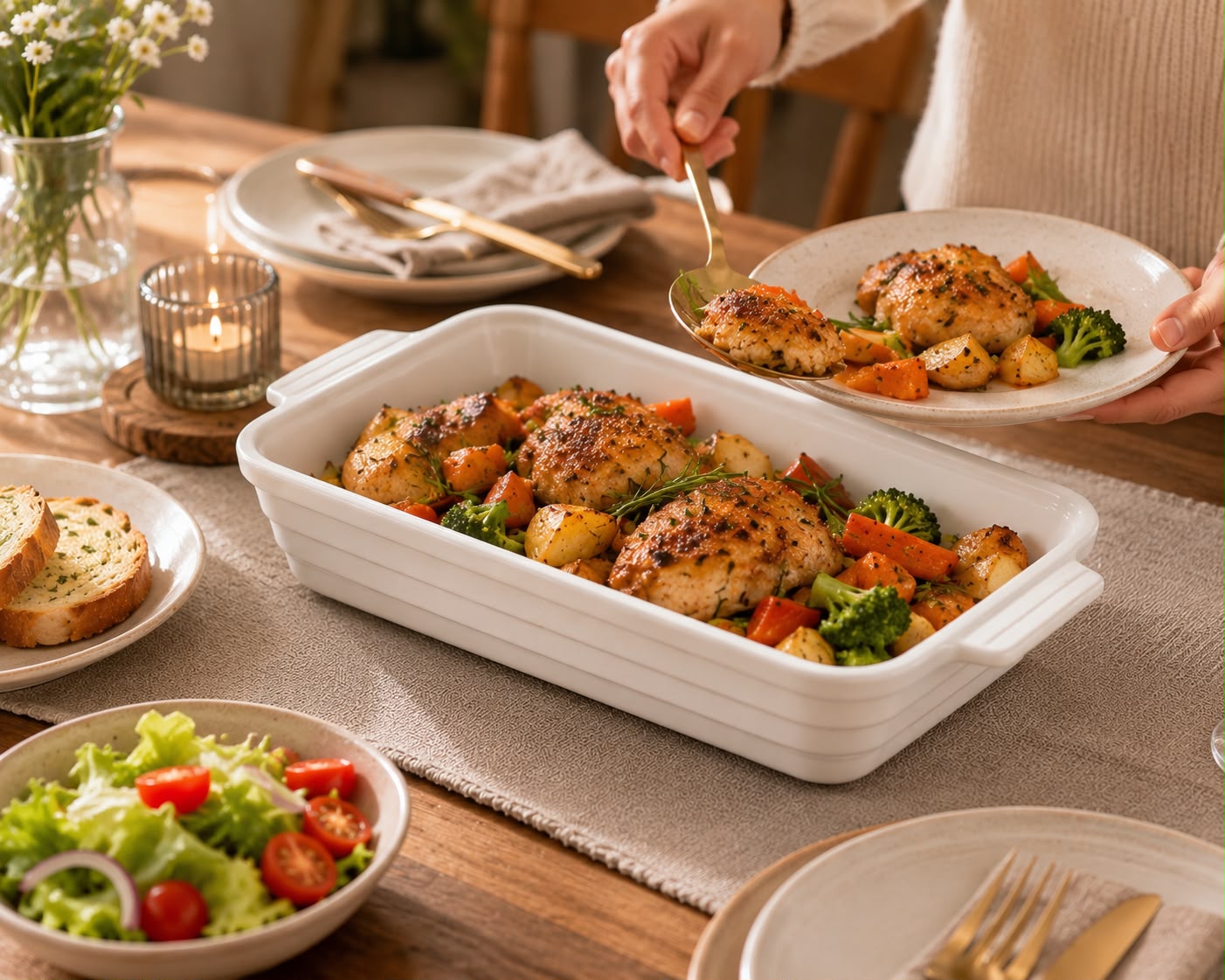 Rectangle Casserole – 2.3 Litre235