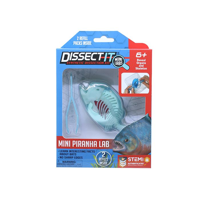 Dissect It Mini Piranha With Magnifying Glass