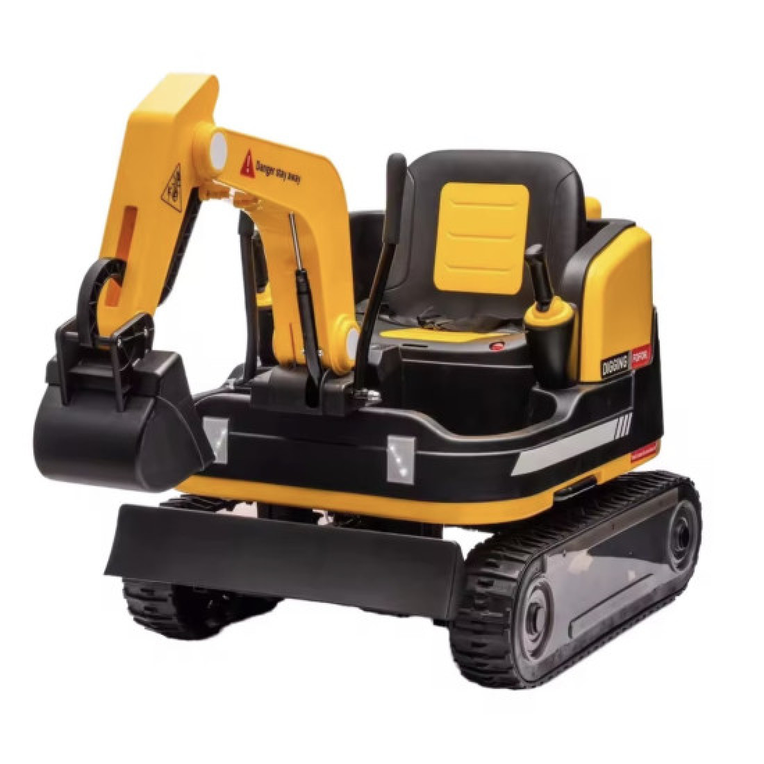 DLS-X7 Kids Ride-On Excavator  12V Electric Ride-On Digger with Remote Control