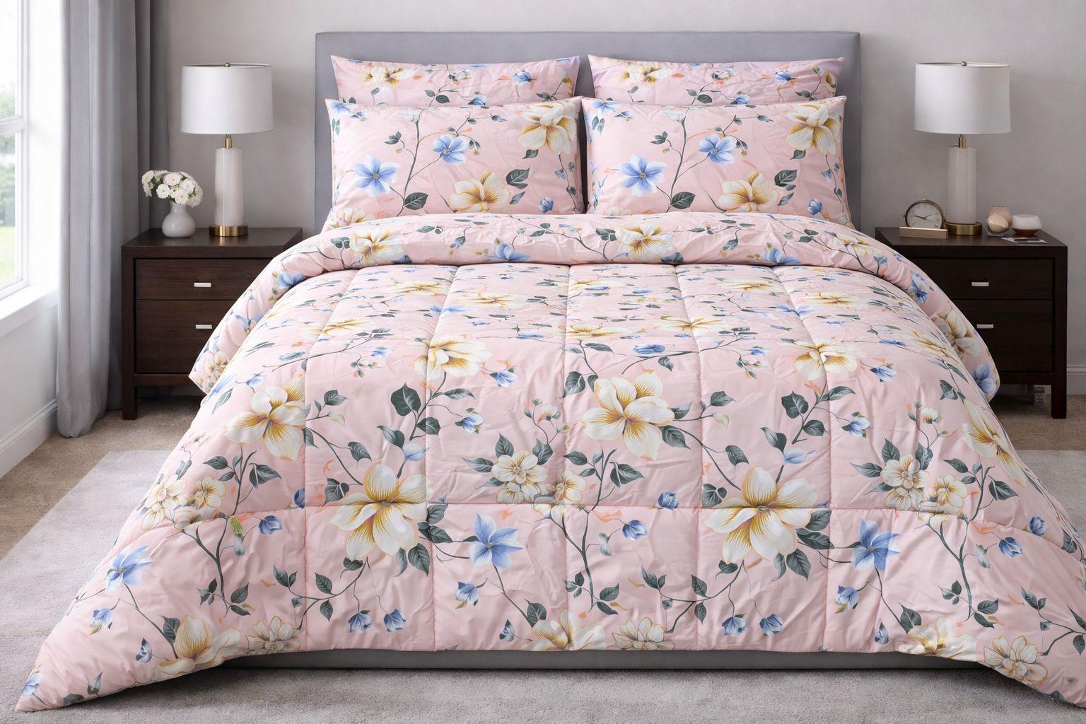 King Floral Comforters Sets