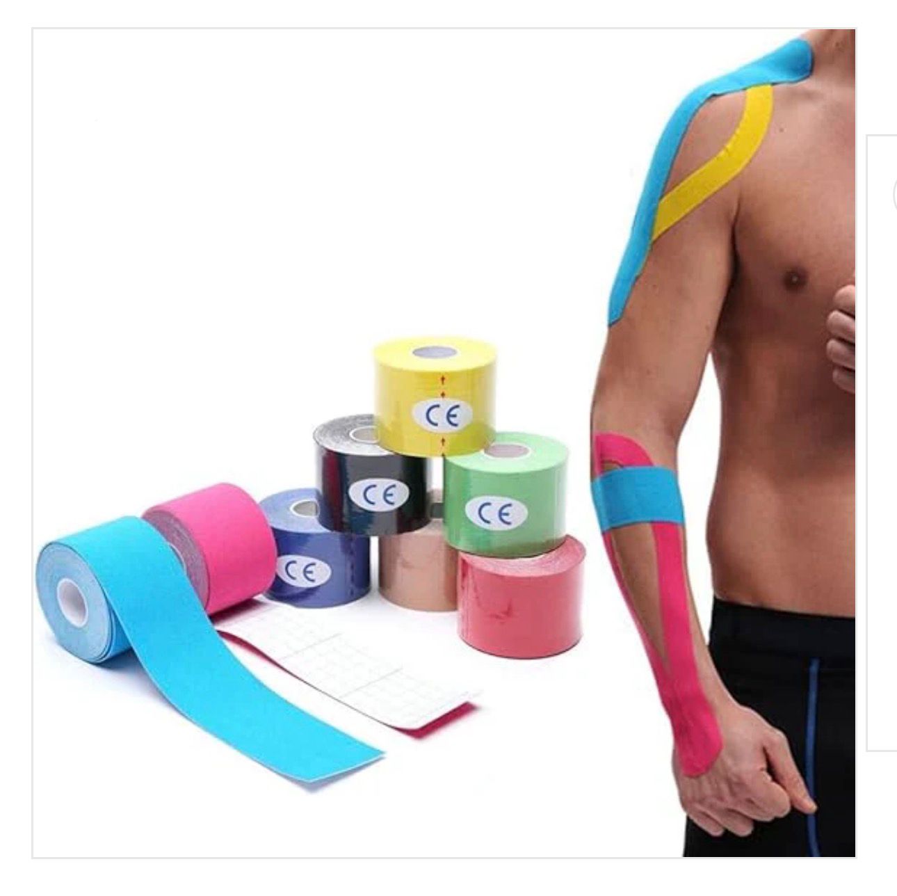 PAIN RELIEF MUSCLE SUPPORT SPORTS TAPE
