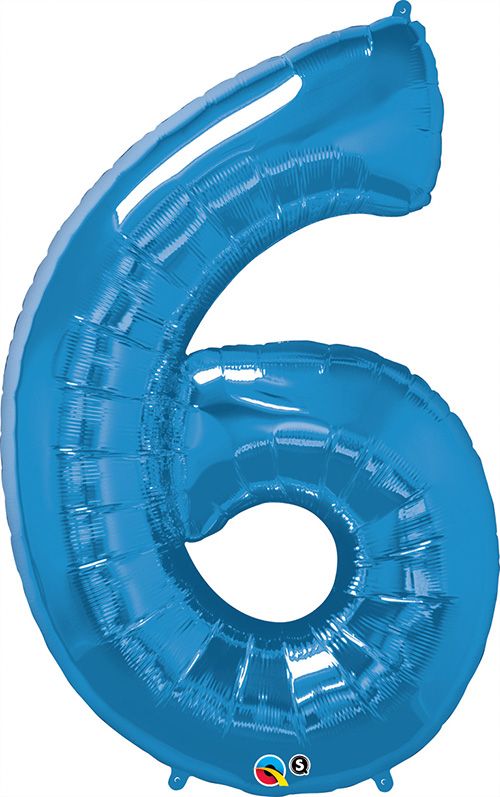 34 INCH FOIL NUMBER 6 SAPPHIRE BLUE 1CTP
