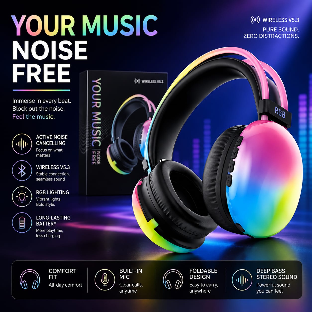 PM860 Wireless Headphones
