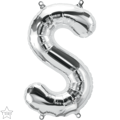 16 IN FOIL SILVER LETTER S AIR FILLED 1CTP