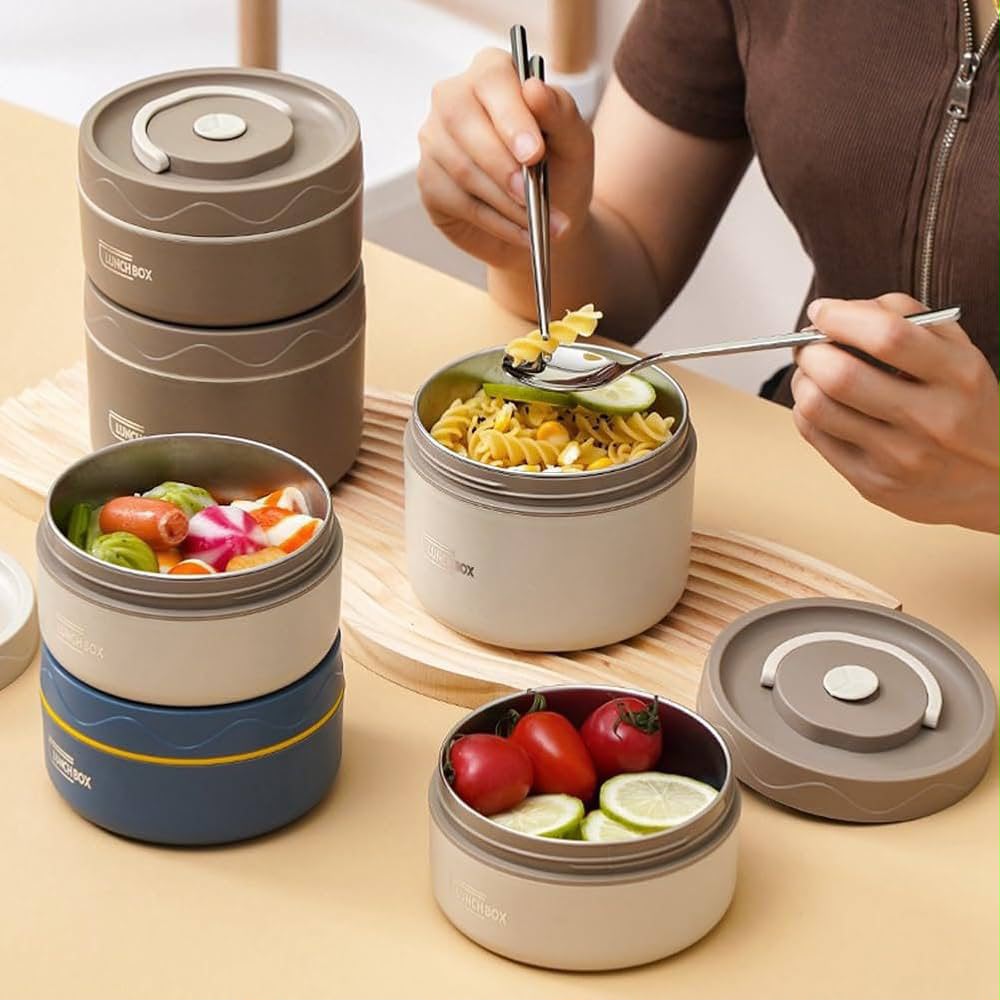 Double Insulated Luch Box 3 Piece