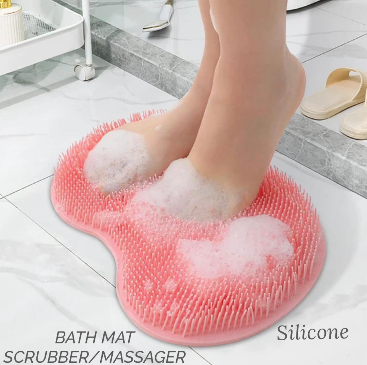 Bath Scrubber Massager Mat