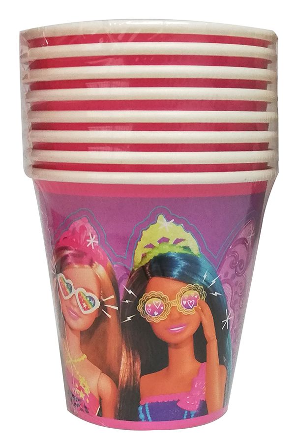 BARBIE FANTASY PAPER CUPS 200ML 8CT