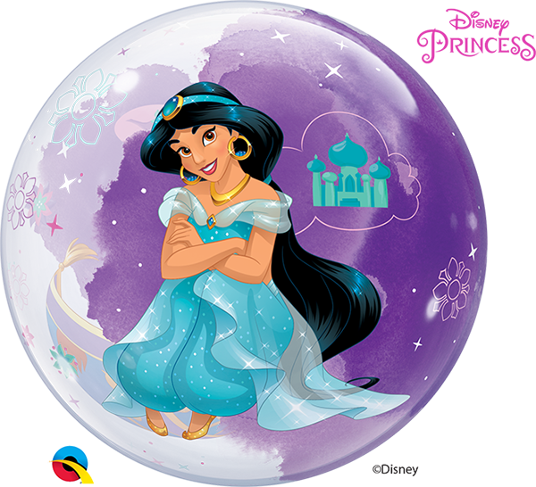 22 INCH SINGLE BUBBLE DISNEY PRINCES JASMINE 1 CTP