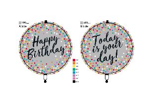 18 INCH AIR-HELIUM FOIL DUAL FACE 1CTP