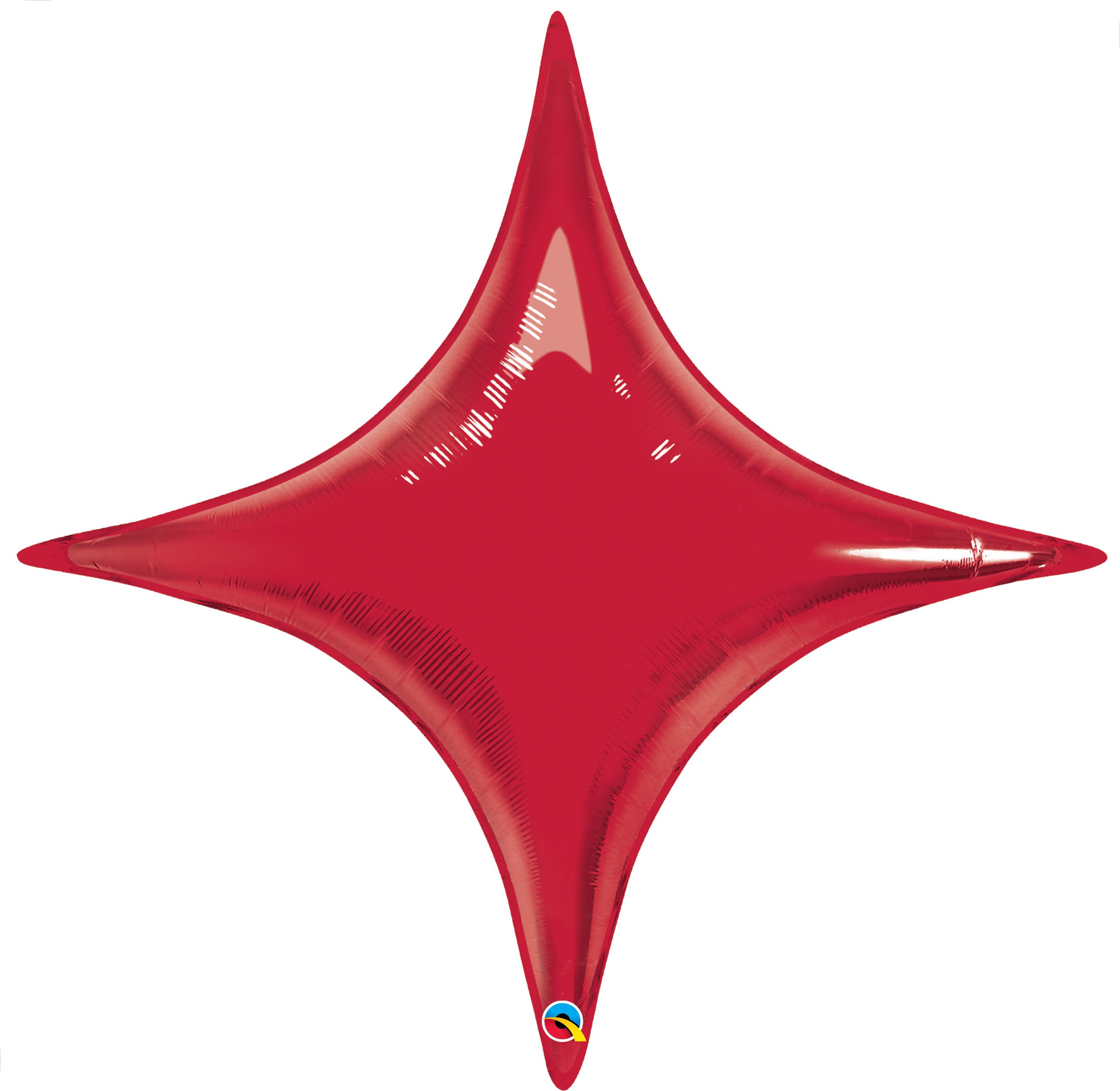 40 INCH FOIL STARPOINT- RUBY RED 1CTL