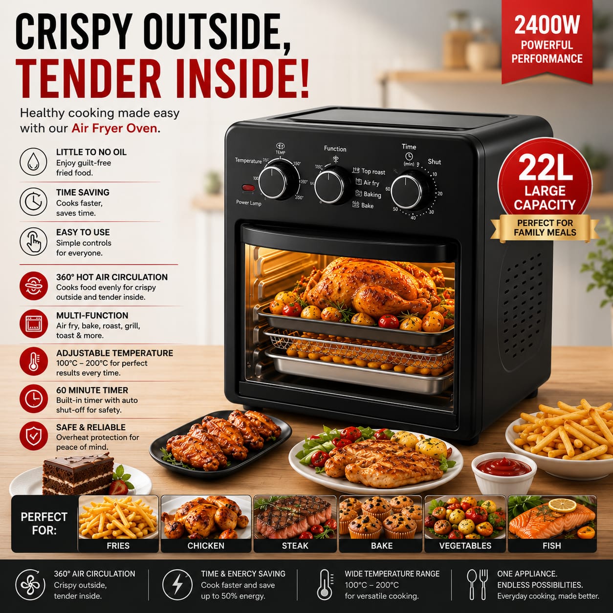 22L Airfryer