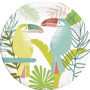 TOUCAN PAPER PLATES LARGE 23CM 8CT
