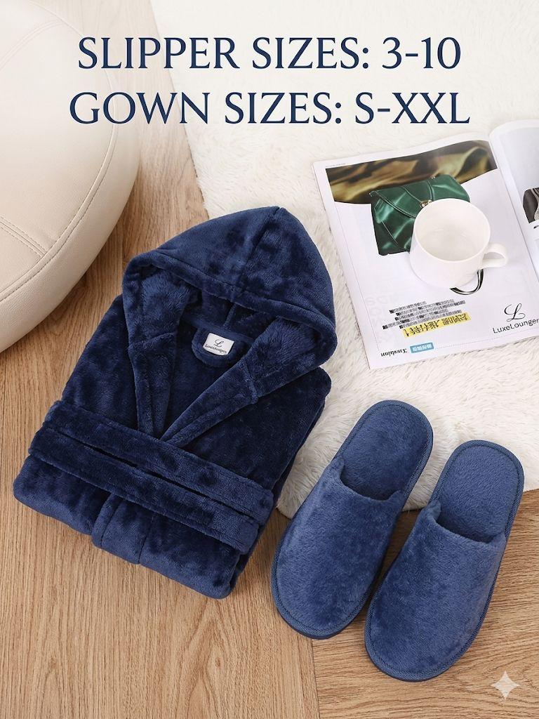 Gown And Slipper Combo