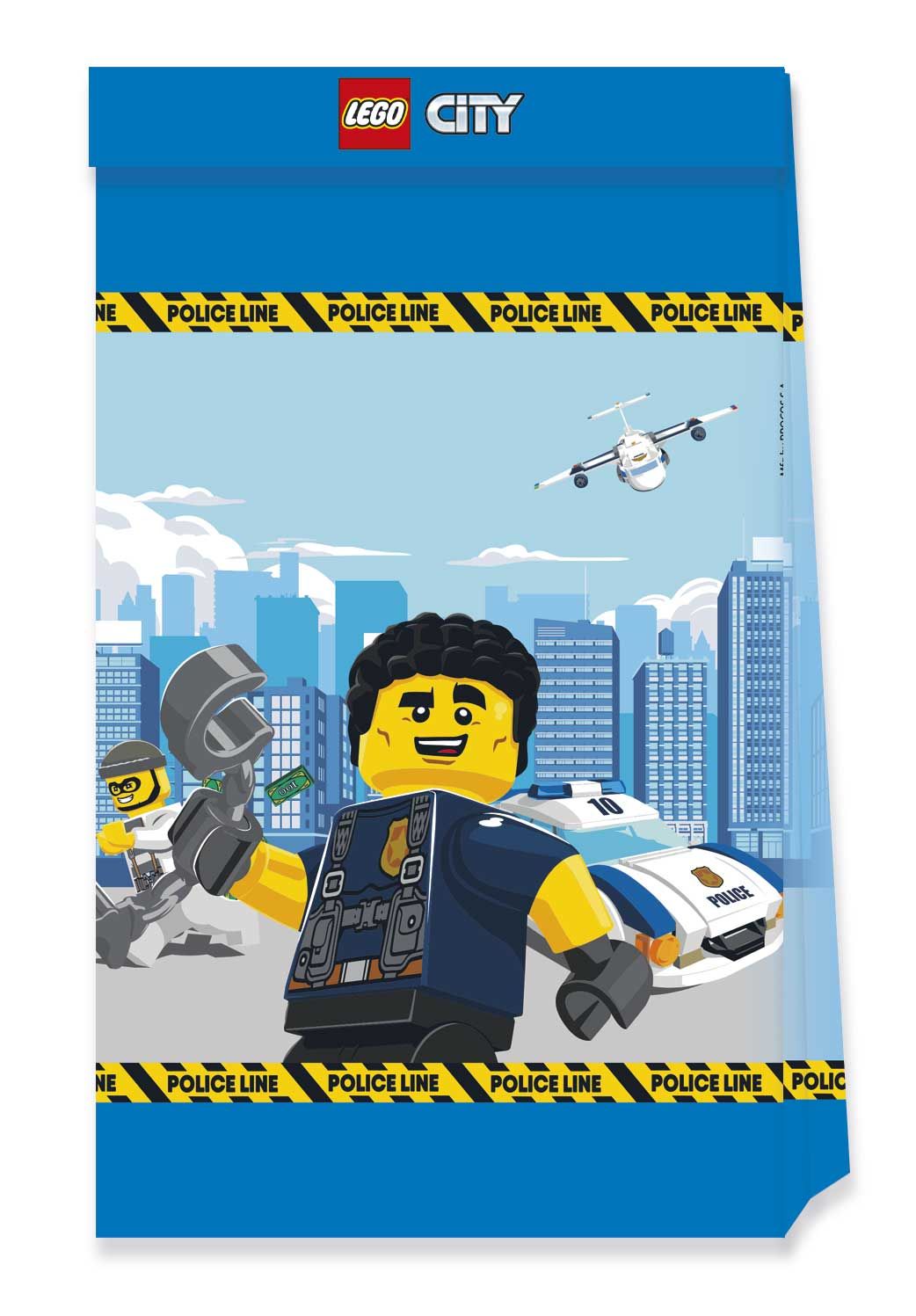 LEGO CITY PAPER PARTY BAGS 4CT