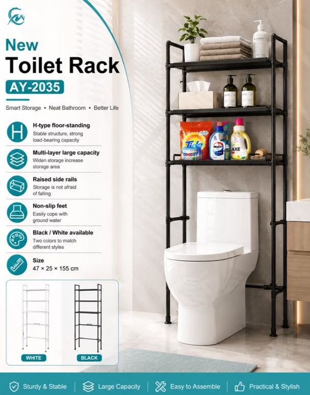 Over Toilet Rack