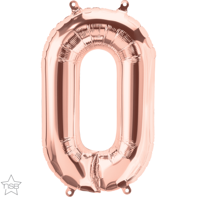 34 INCH FOIL ROSE GOLD LETTERS 1CTP