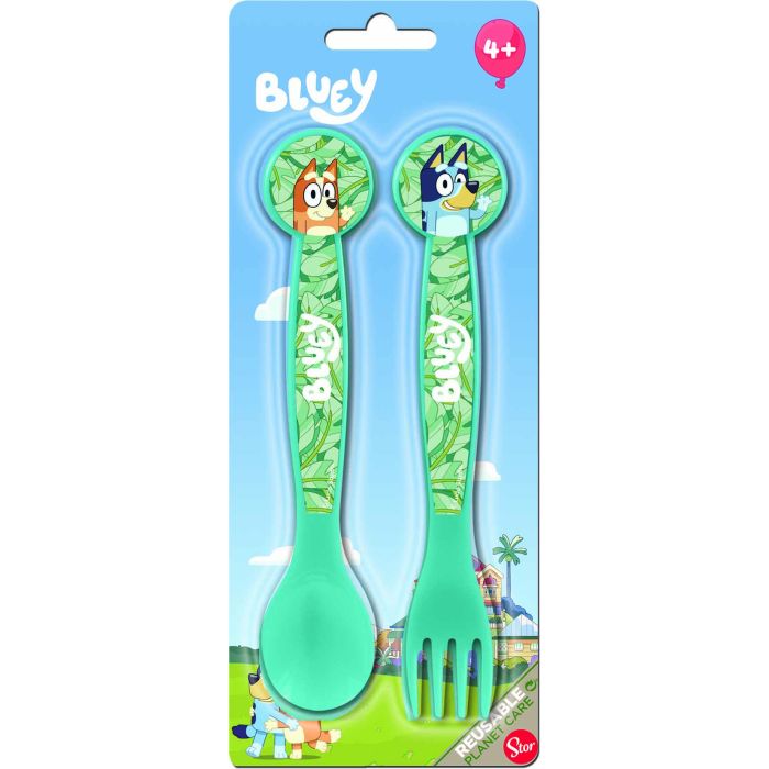 Bluey 2 Piece PP Cutlery Set