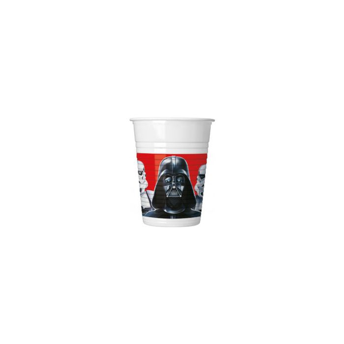 8 Piece Star Wars Galaxy Plastic Cups 200ml