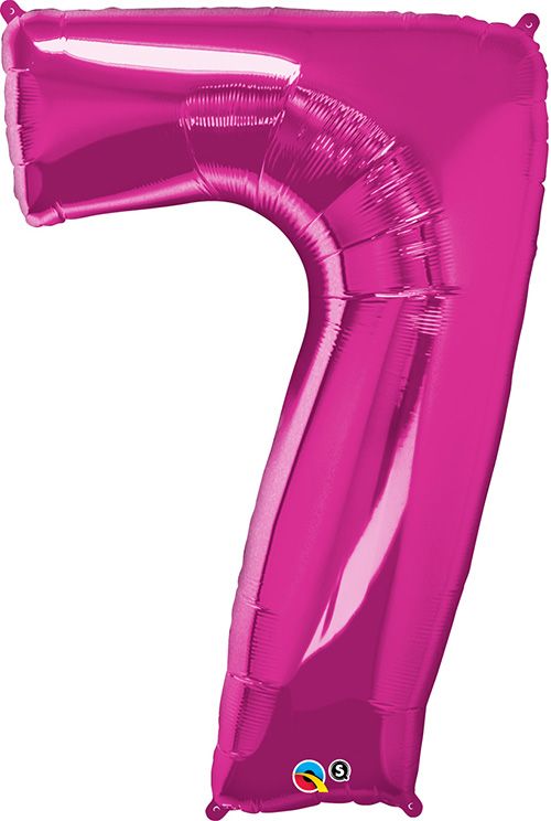 34 INCH FOIL NUMBER 7 MAGENTA 1CTP