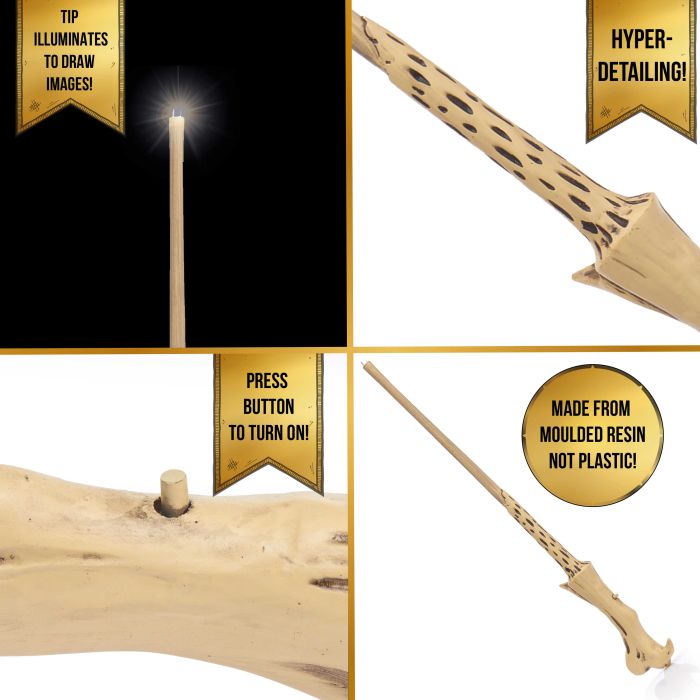 Harry Potter 35cm Lumos Wand Voldemort