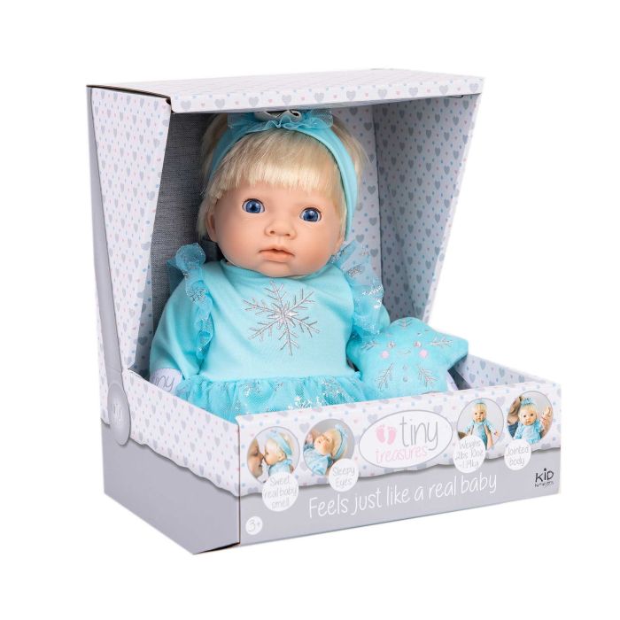 Tiny Treasure Doll Snowflake Baby Care Set
