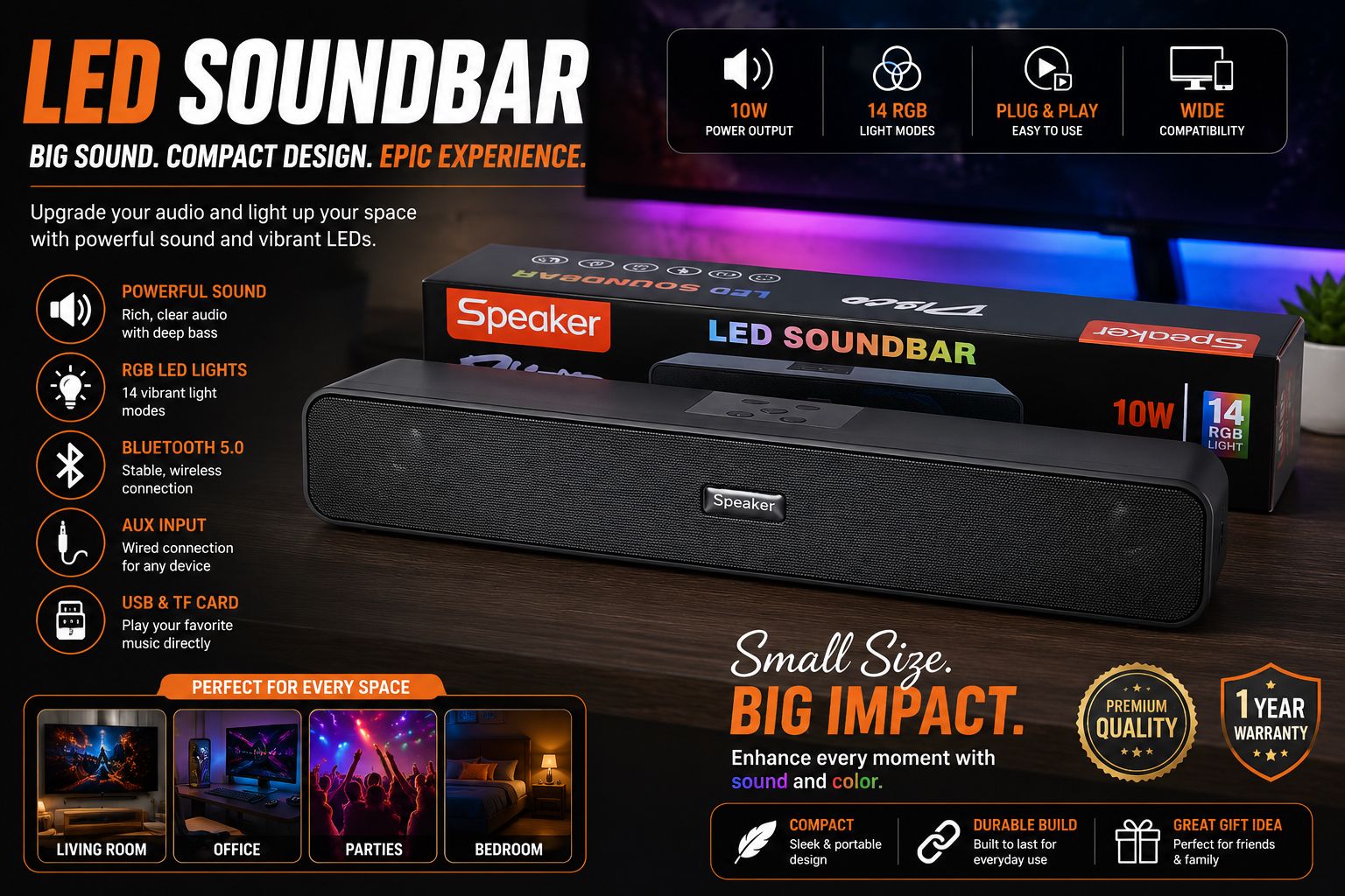 LED Soundbar