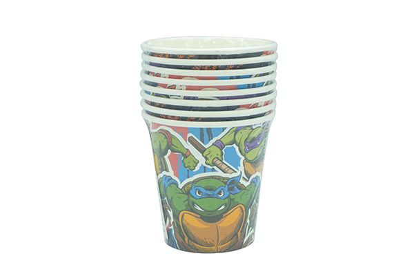 TEENAGE MUTANT NINJA TURTLES PAPER CUPS 200ML 8CT