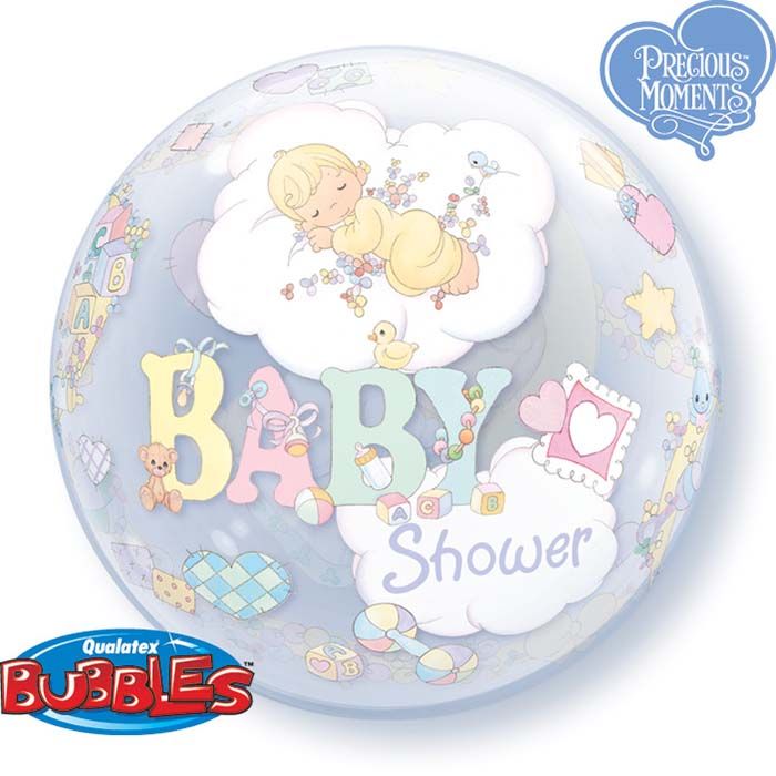 22 INCH SINGLE BUBBLE PRECIOUS MOMNT BB SHWER 1CTP