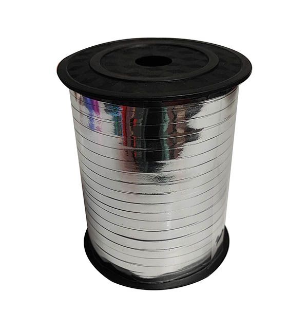 RIBBON SOLID 5MMX500M SILVER 1CTL
