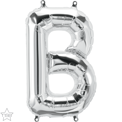 34 INCH FOIL SILVER LETTER B 1CTP