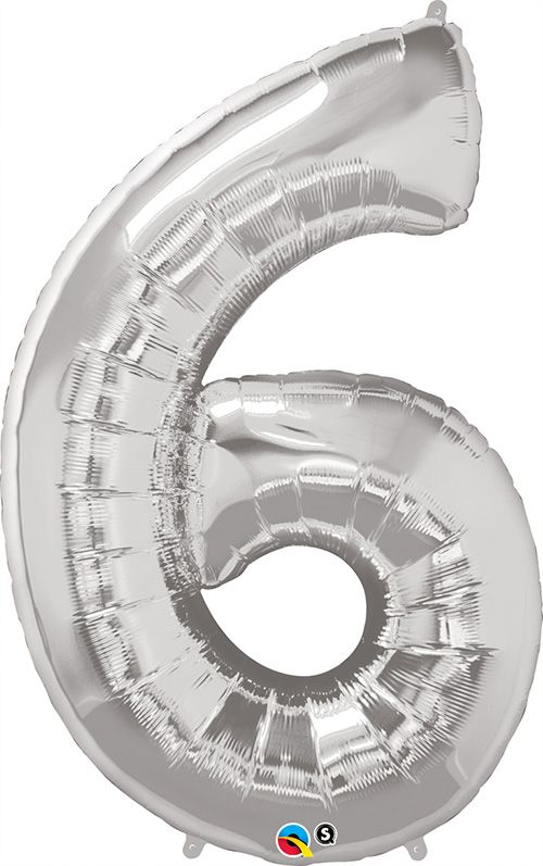 34 INCH FOIL NUMBER 6 SILVER 1CTP