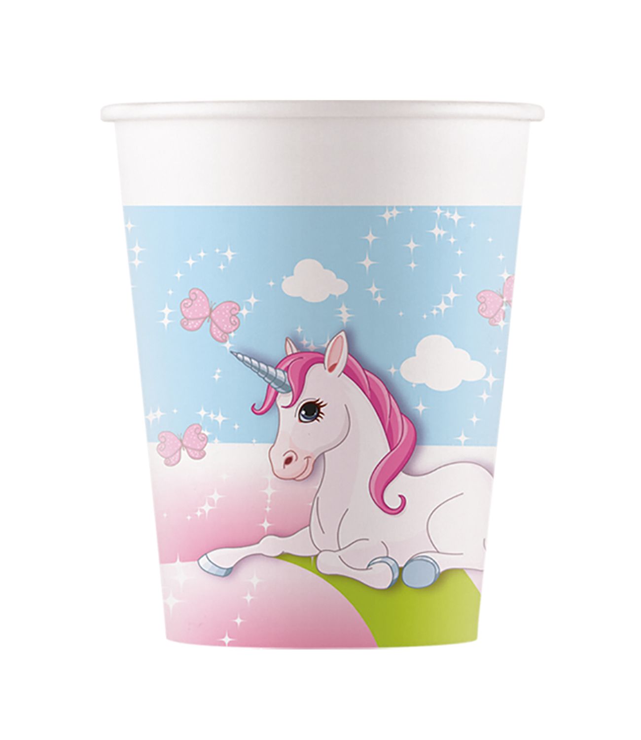 UNICORN PAPER CUPS 200ML 8CT