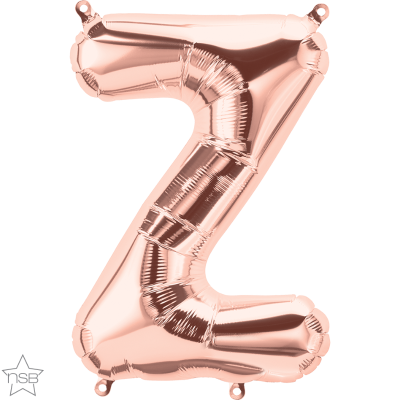 16 IN FOIL ROSE GOLD LETTERS AIR FILLED 1CTP