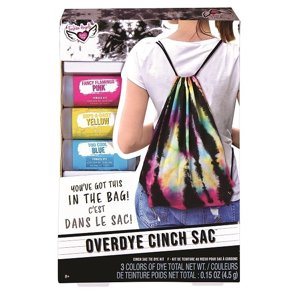Fashion Angels Tie Dye Overdye Cinch Sak Kit