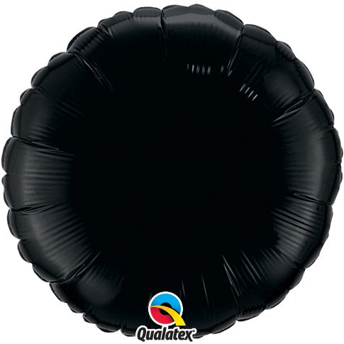 18 INCH FOIL ONYX BLACK PLAIN 1CTL