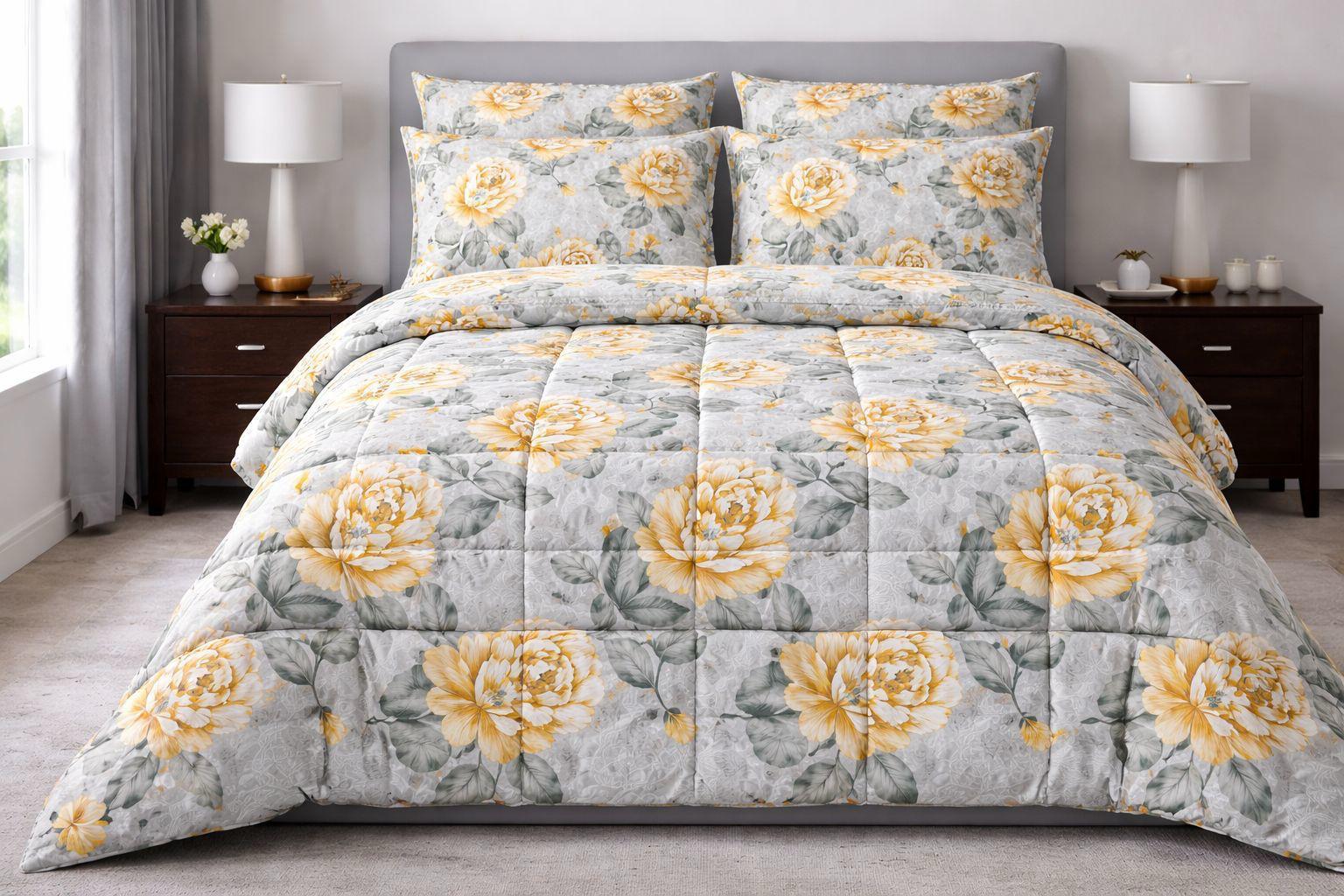 King Floral Comforters Sets