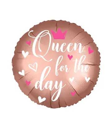 18 INCH FOIL RND QUEEN FOR THE DAY 1CTP