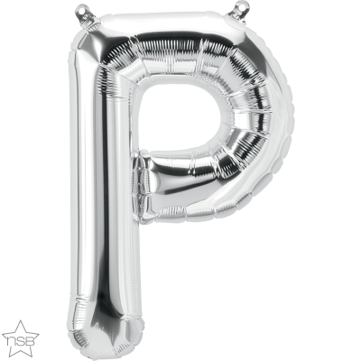 34 INCH FOIL SILVER LETTER P 1CTP