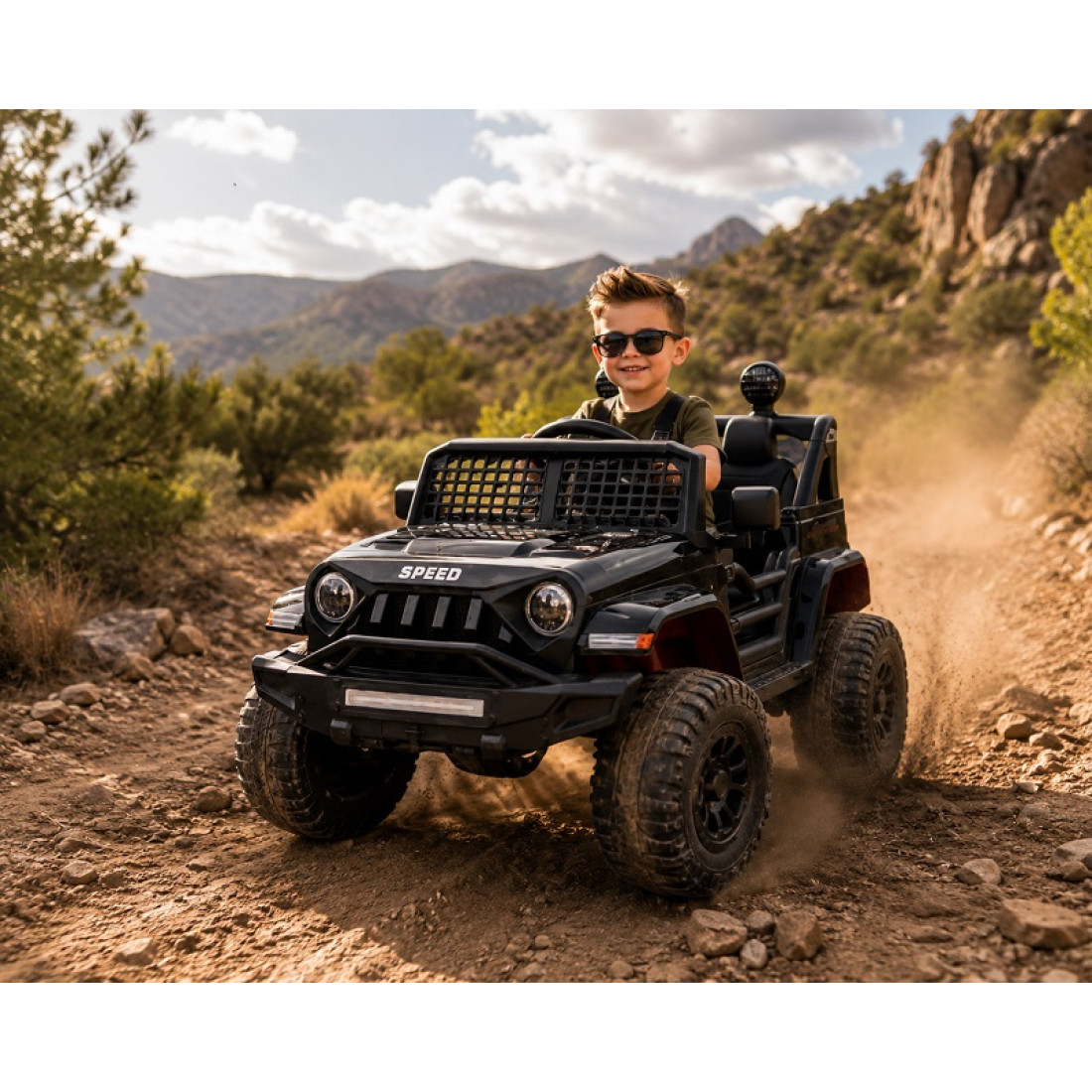 HM6688 12V Kids Jeep Ride On Car with Remote Control