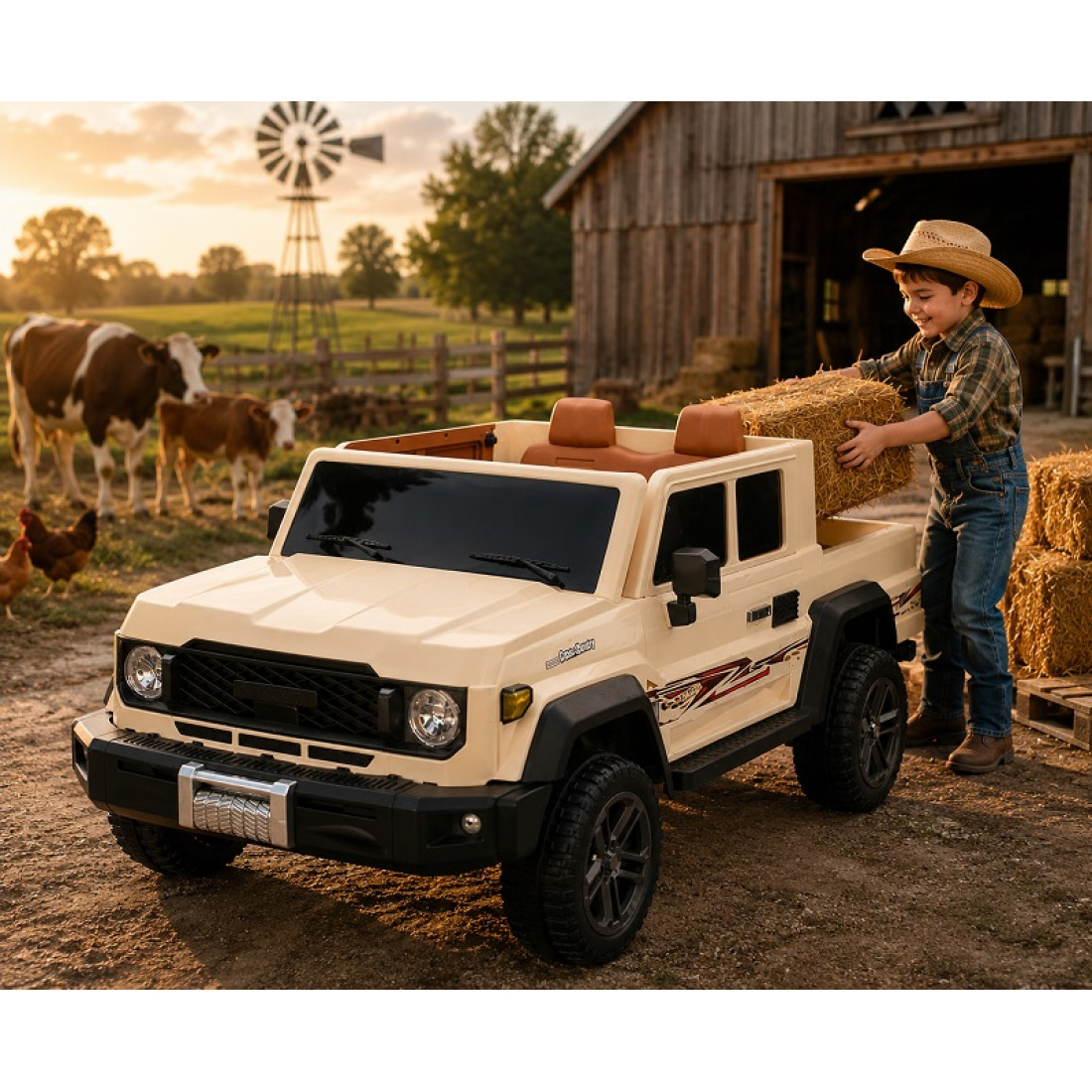 HZBB 985 Land Cruiser Kids Electric Ride On Car