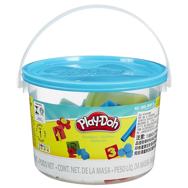 Play Doh Mini Bucket Counting Bucket