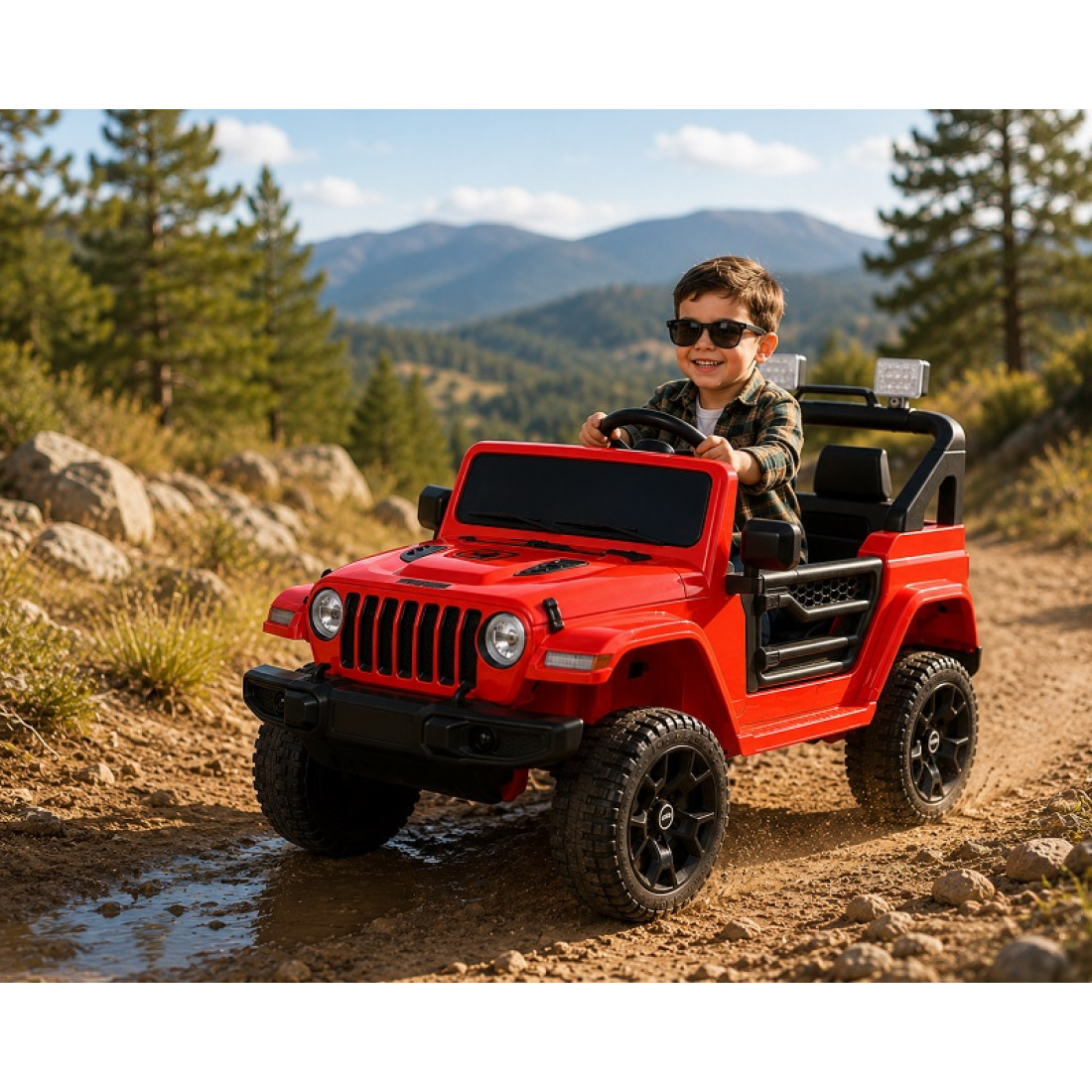 Jeep LT598 12V Kids Electric Ride On Car with Remote Control