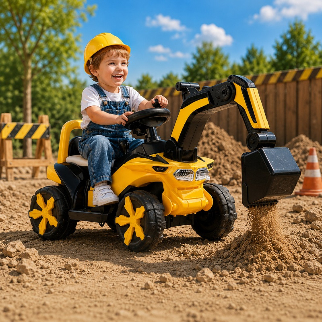 6V Kids Mini Construction Ride On
