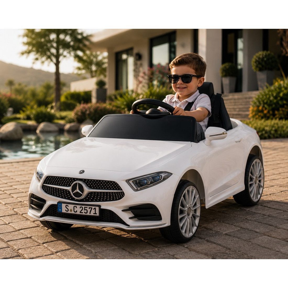 Licensed Mercedes-Benz CLS350 Kids Ride On Car 12V Remote Control