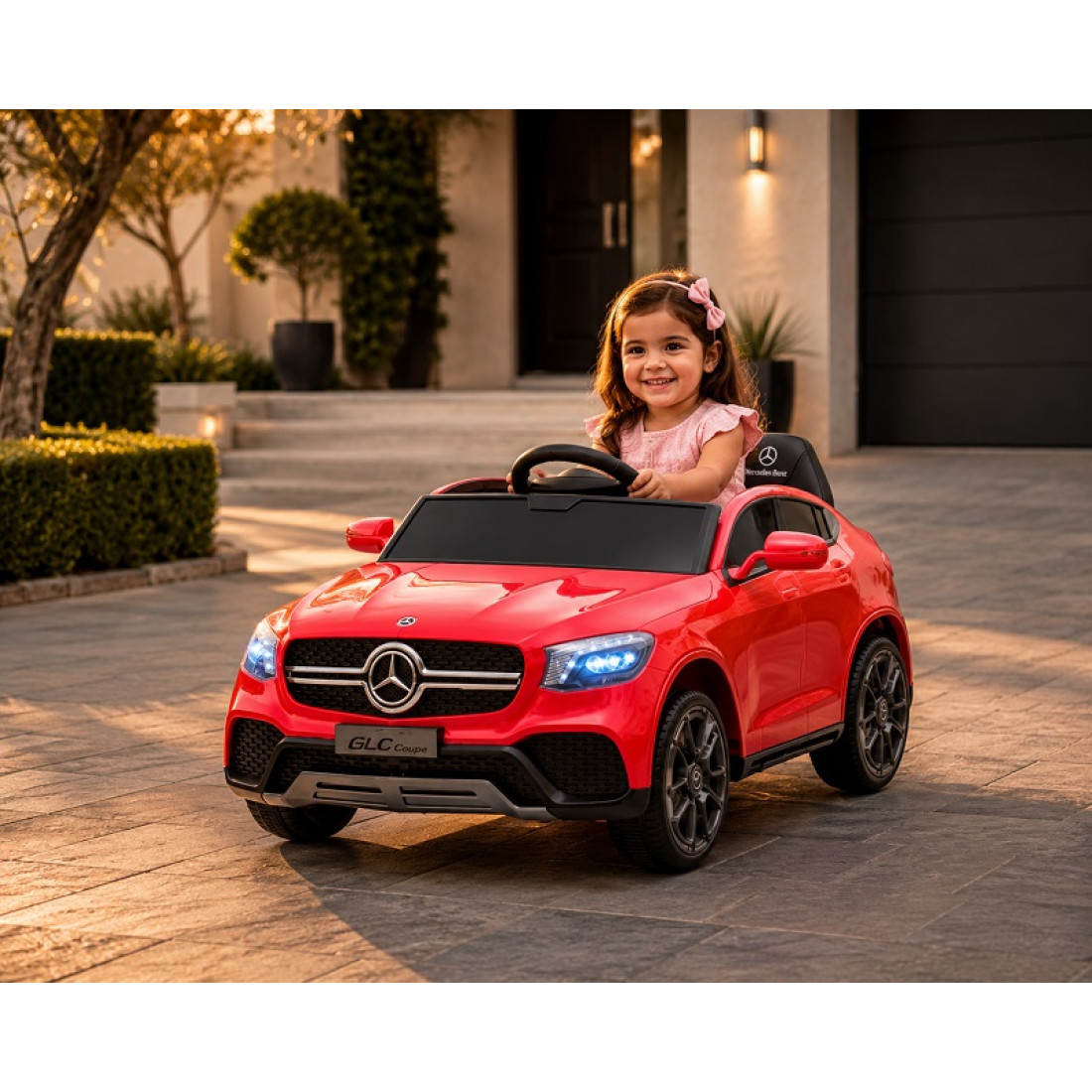 Official Licensed Mercedes-Benz GLC Coupe 12V Kids Ride-On Car with Remote Control