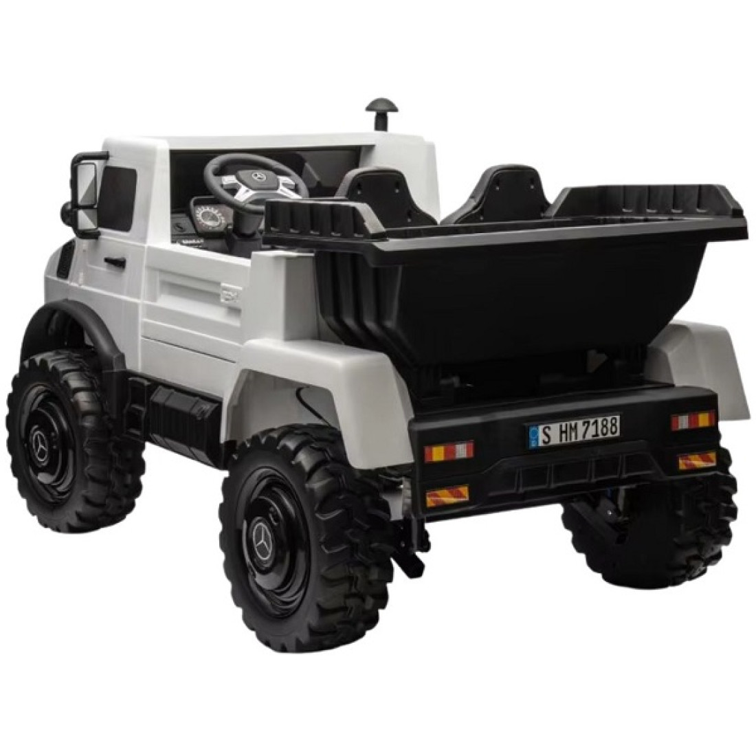 Licensed Mercedes-Benz Unimog Kids Ride On Car 12V 2 Seater