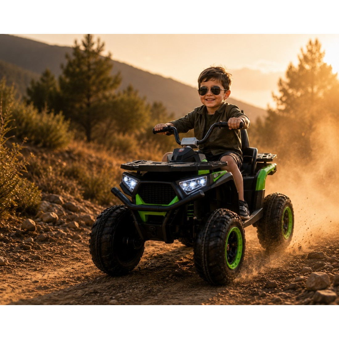 NEL 007 Kids Electric Ride On Quad