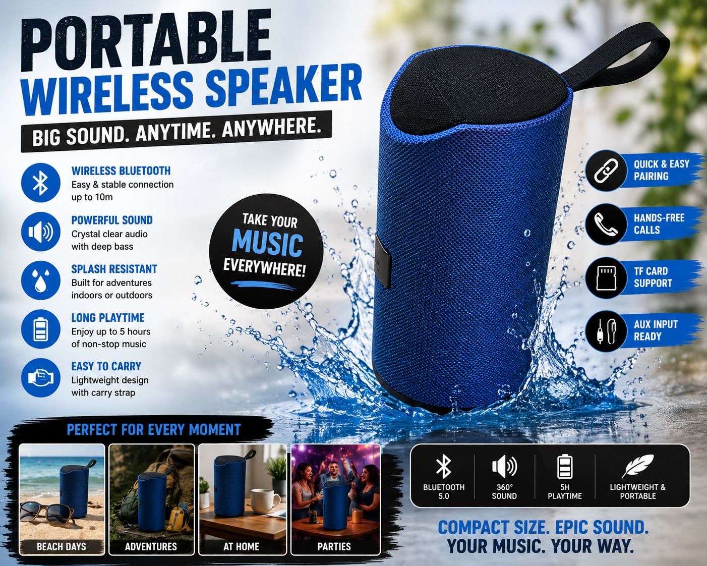 Portable Wireless Speaker